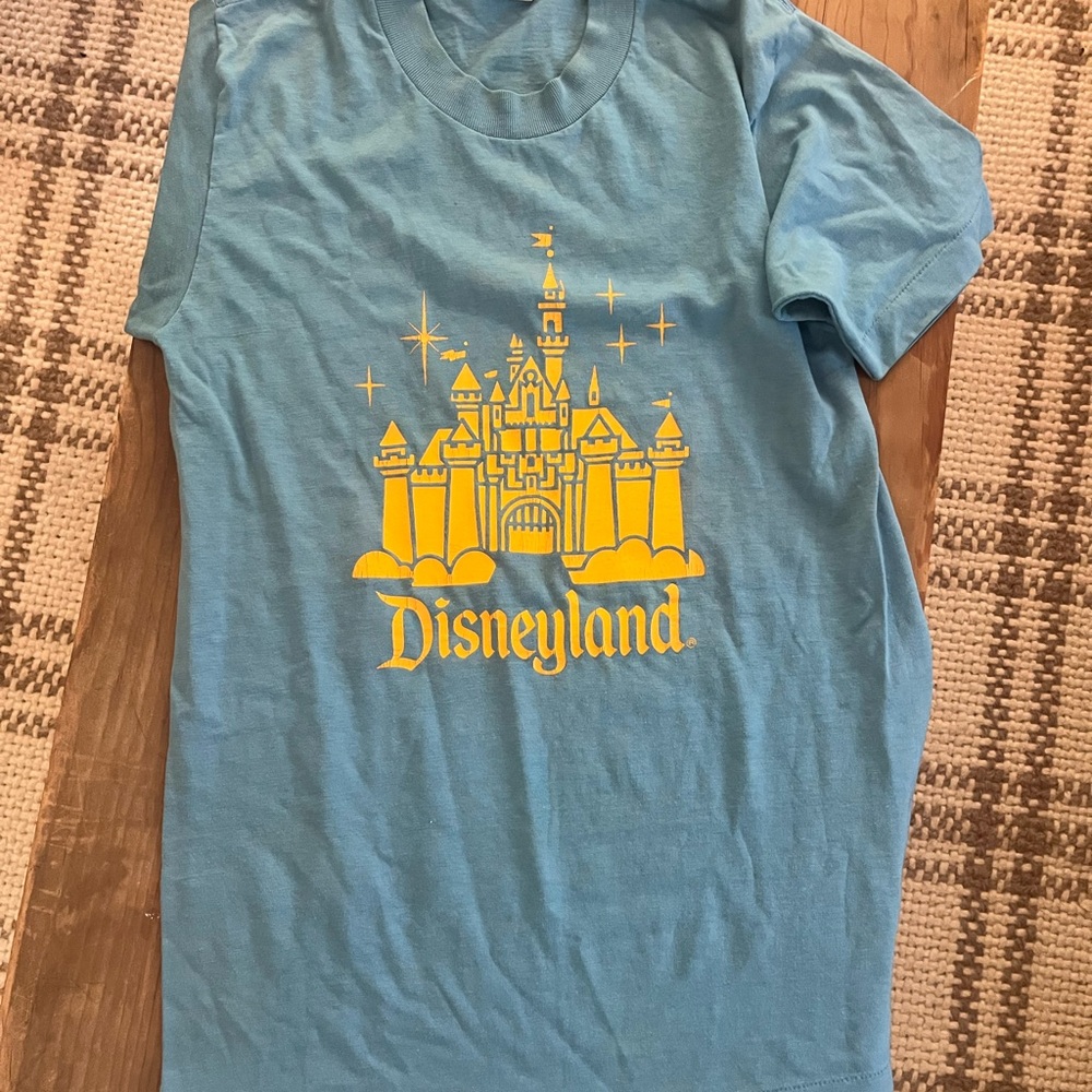 Disney Blue and Yellow Short Sleeve Tee